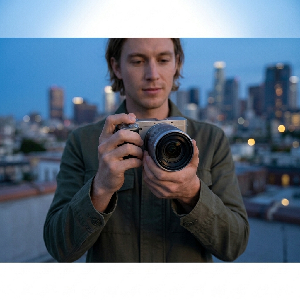 Example Etsy image for the mirrorless camera with zoom lens