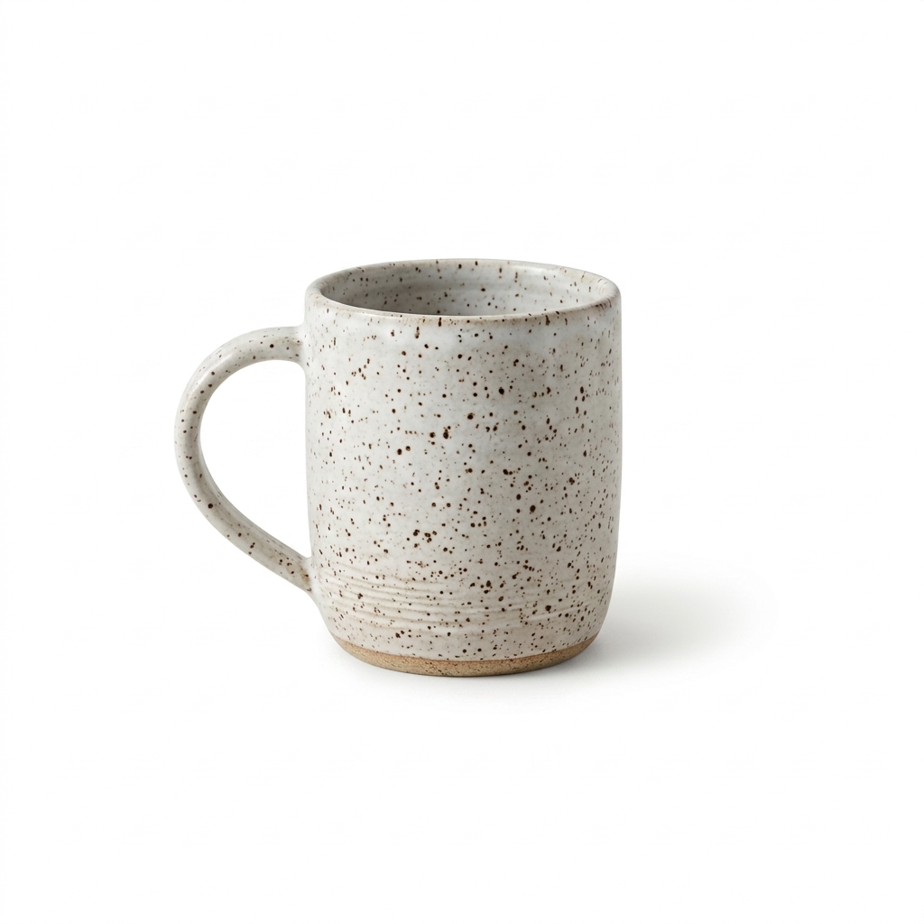 Example Amazon image for the speckled stoneware mug