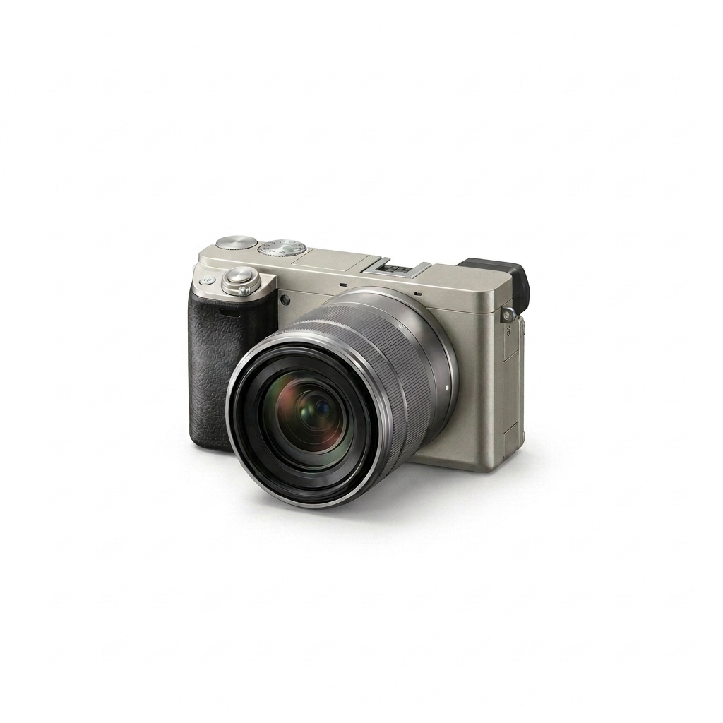 Example Amazon image for the mirrorless camera with zoom lens